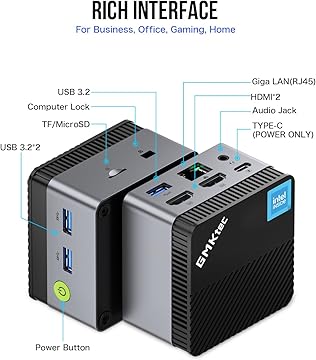 ミニPC GMKtec NucBox5 128GB 8GB WIN11 Pro AMD Ryzen™ 9 8945HS -- NucBox K11
